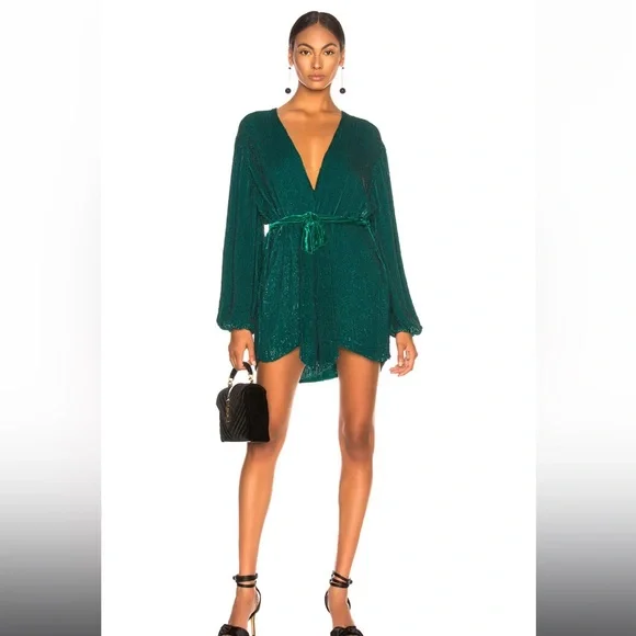 retrofete green sequin dress Heather Sequin Dress Retrofete